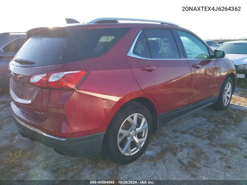 2GNAXTEX4J6264362 2018 Chevrolet Equinox Lt