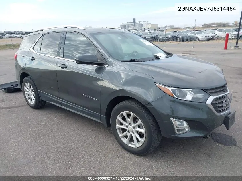 2018 Chevrolet Equinox Lt VIN: 2GNAXJEV7J6314464 Lot: 40596327