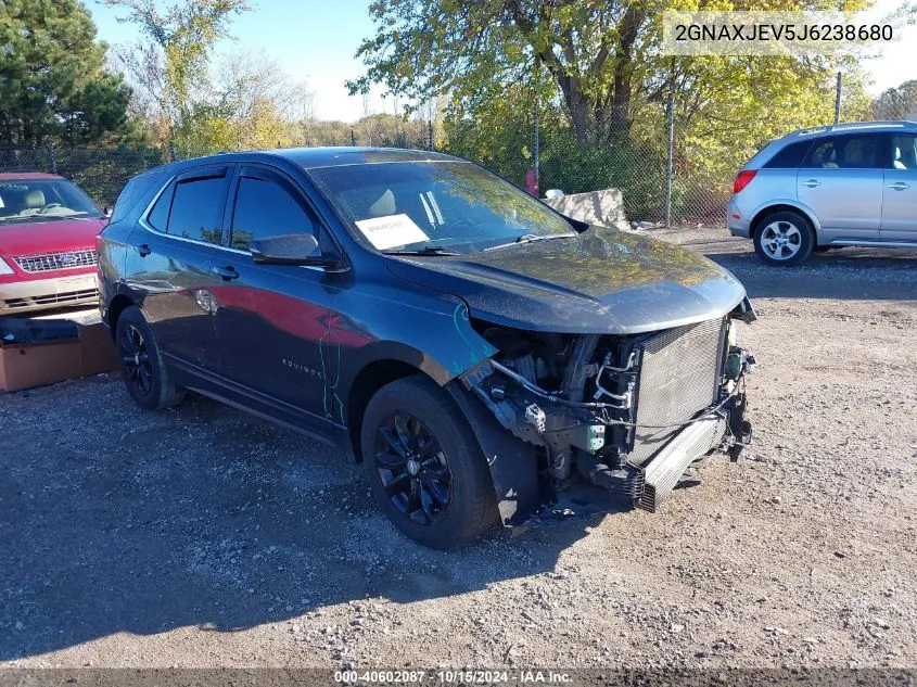 2018 Chevrolet Equinox Lt VIN: 2GNAXJEV5J6238680 Lot: 40602087