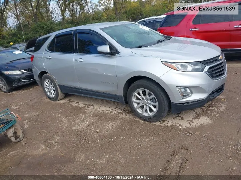 2018 Chevrolet Equinox Lt VIN: 3GNAXJEVXJS561639 Lot: 40604130