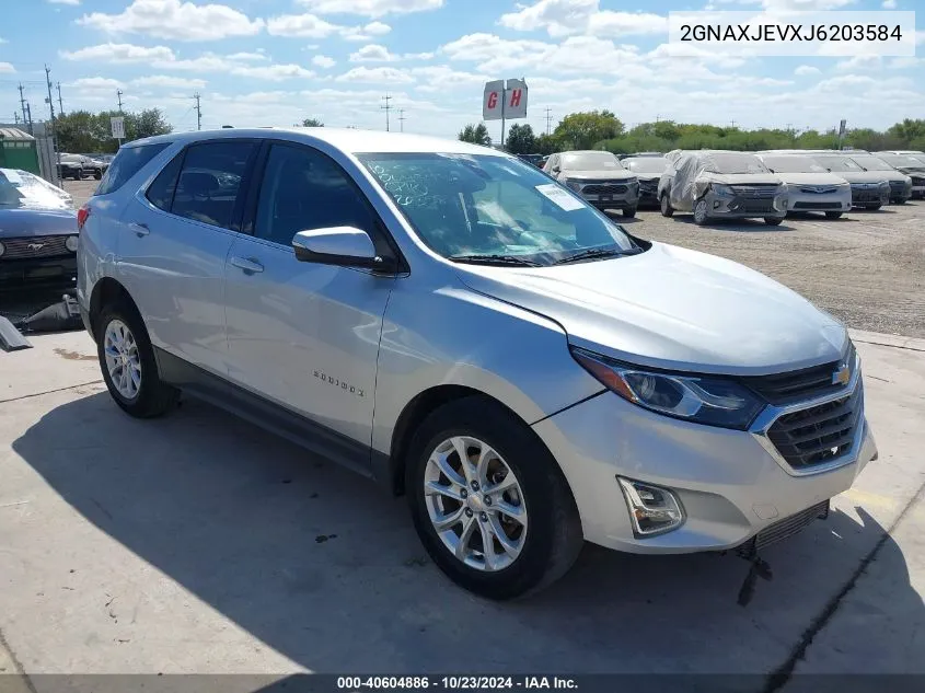 2018 Chevrolet Equinox Lt VIN: 2GNAXJEVXJ6203584 Lot: 40604886