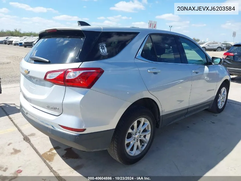 2018 Chevrolet Equinox Lt VIN: 2GNAXJEVXJ6203584 Lot: 40604886