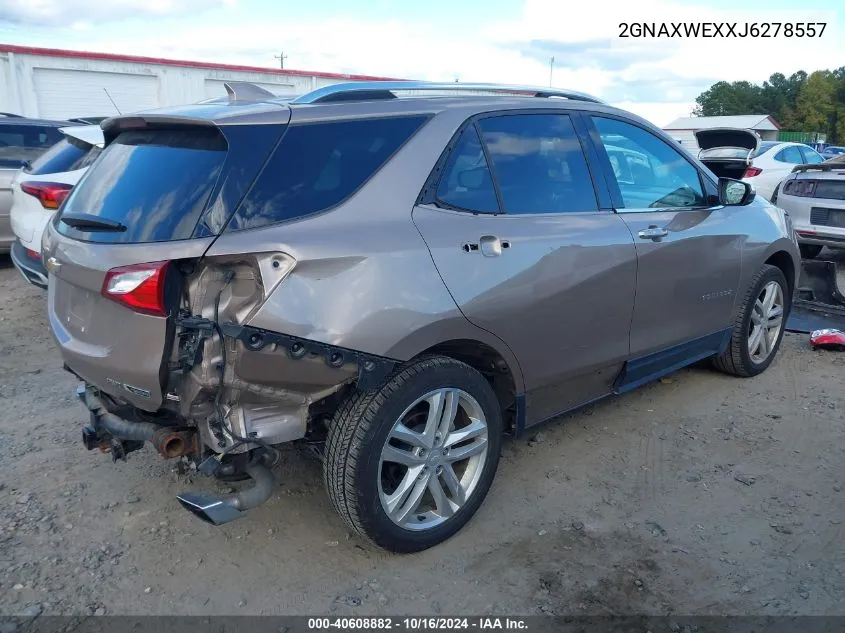 2018 Chevrolet Equinox Premier VIN: 2GNAXWEXXJ6278557 Lot: 40608882