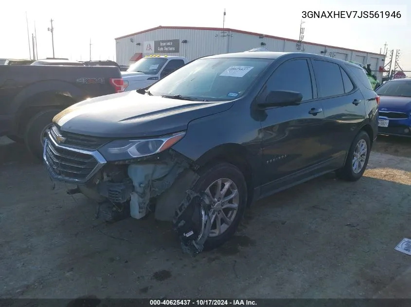 3GNAXHEV7JS561946 2018 Chevrolet Equinox Ls