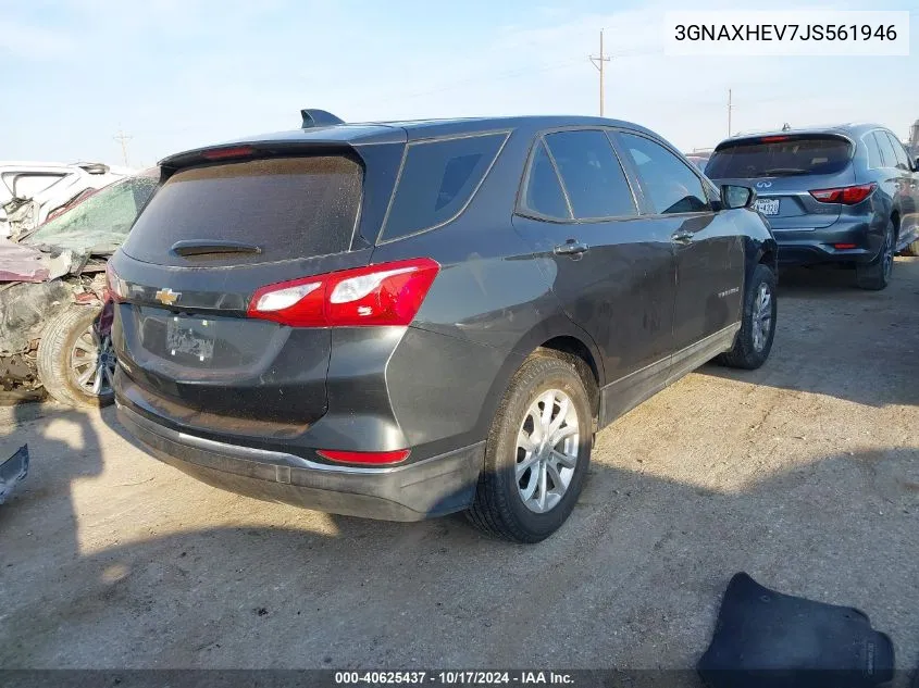 3GNAXHEV7JS561946 2018 Chevrolet Equinox Ls