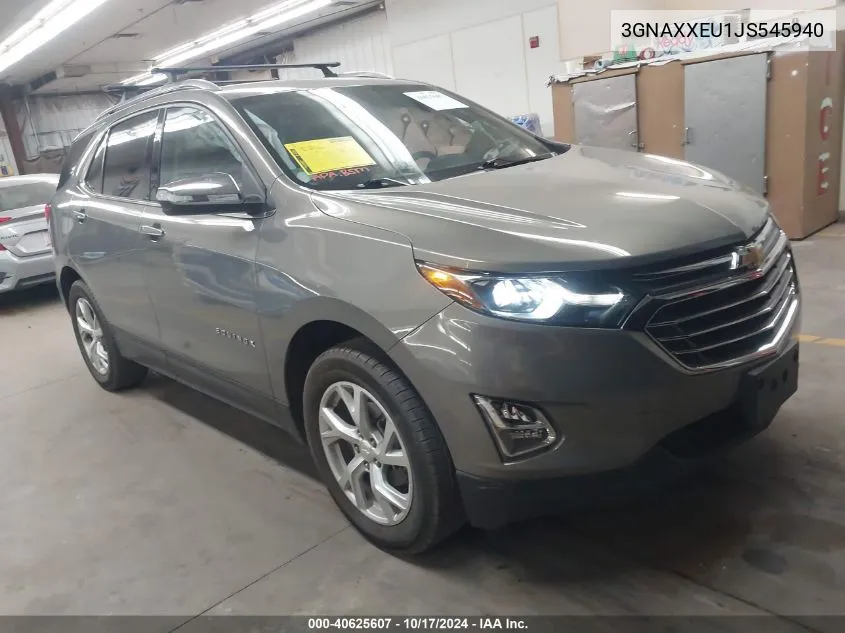 2018 Chevrolet Equinox Premier VIN: 3GNAXXEU1JS545940 Lot: 40625607