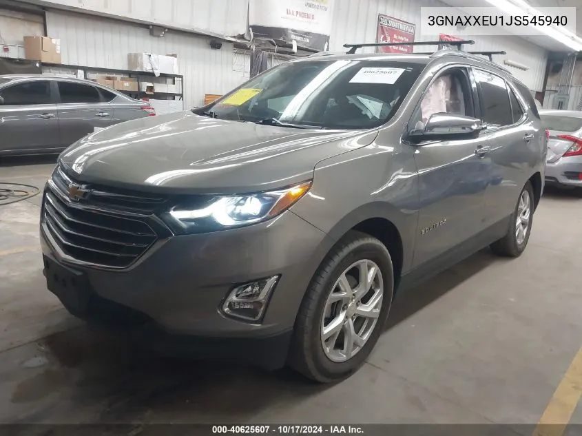 2018 Chevrolet Equinox Premier VIN: 3GNAXXEU1JS545940 Lot: 40625607