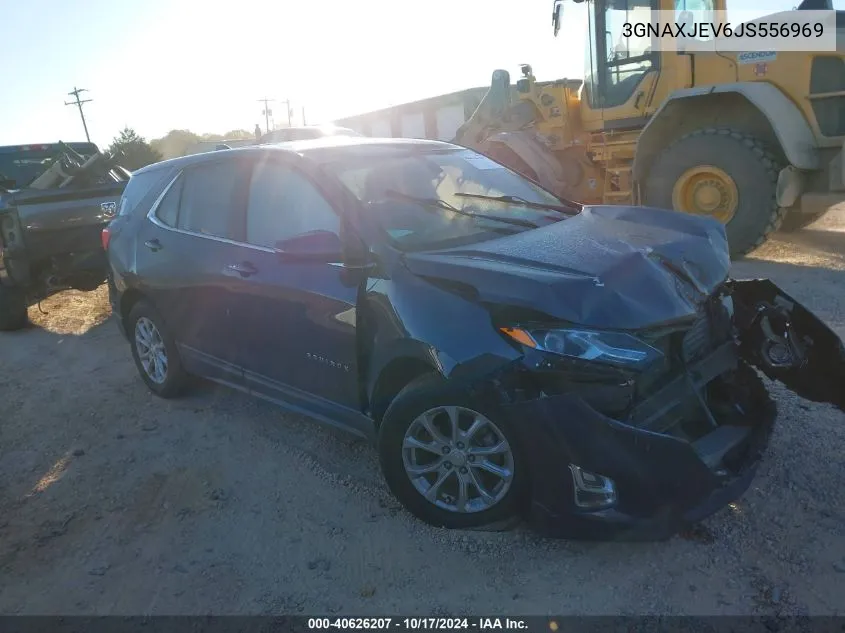 2018 Chevrolet Equinox Lt VIN: 3GNAXJEV6JS556969 Lot: 40626207