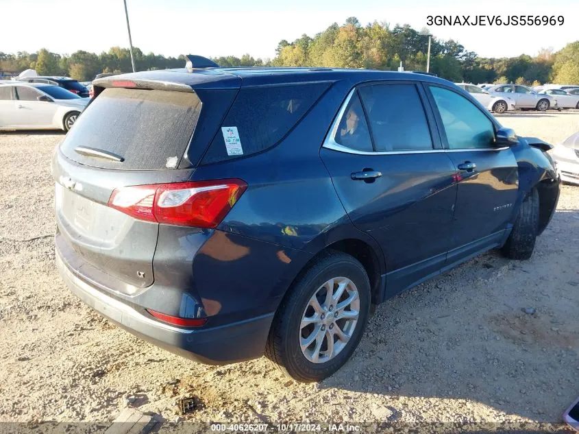 2018 Chevrolet Equinox Lt VIN: 3GNAXJEV6JS556969 Lot: 40626207