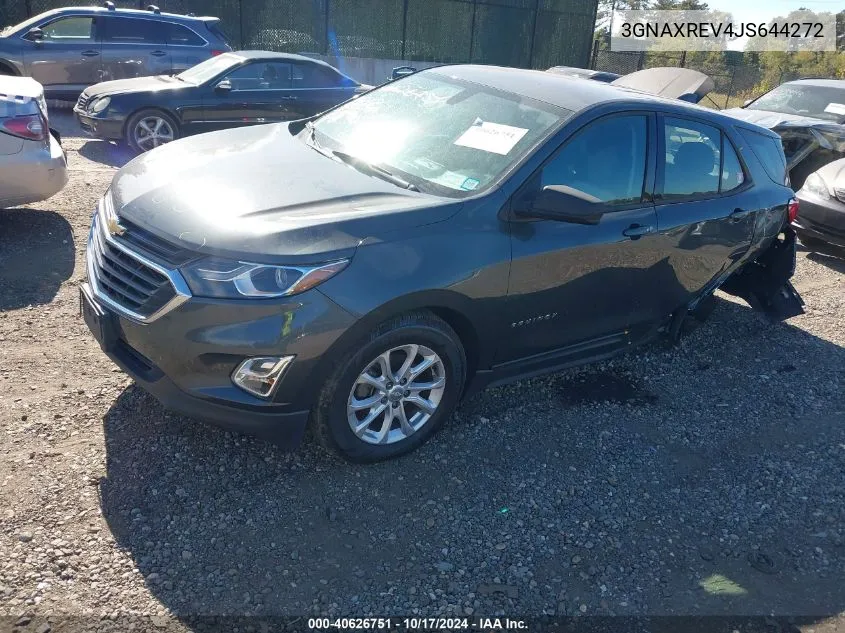 2018 Chevrolet Equinox Ls VIN: 3GNAXREV4JS644272 Lot: 40626751