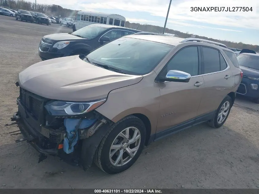 2018 Chevrolet Equinox Premier VIN: 3GNAXPEU7JL277504 Lot: 40631101