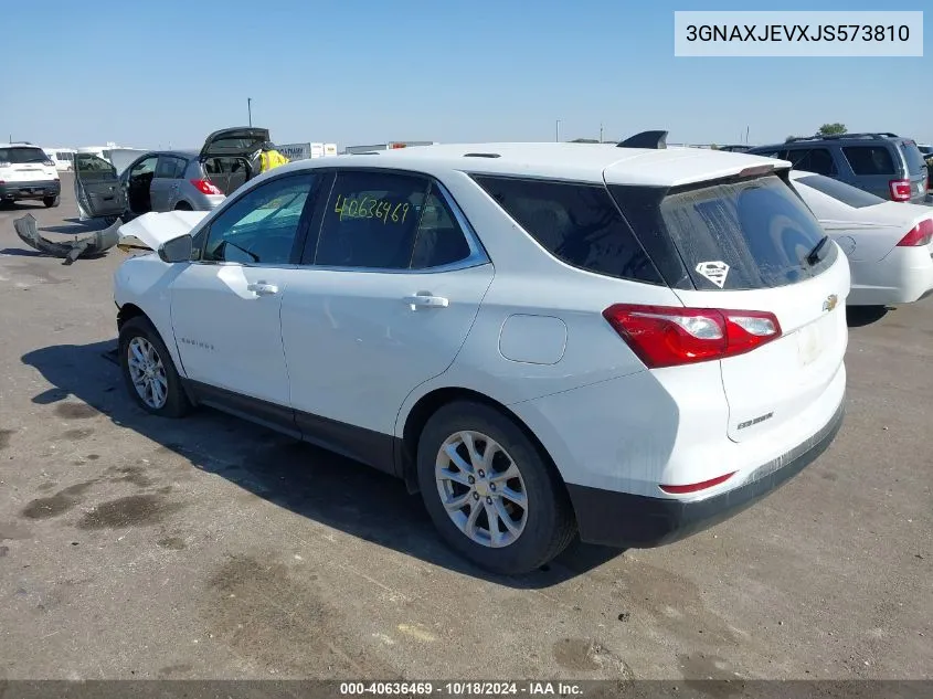 2018 Chevrolet Equinox Lt VIN: 3GNAXJEVXJS573810 Lot: 40636469