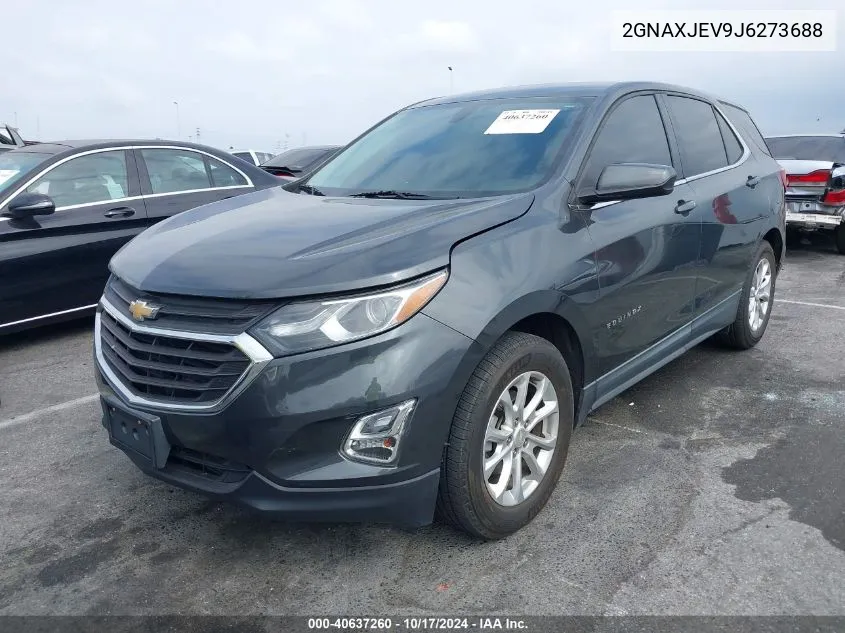 2018 Chevrolet Equinox Lt VIN: 2GNAXJEV9J6273688 Lot: 40637260