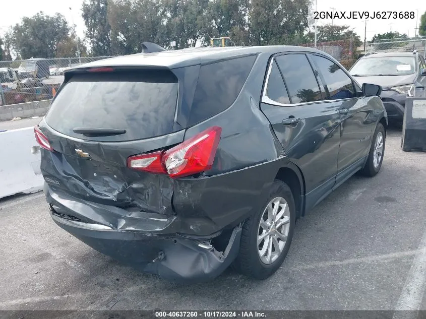 2018 Chevrolet Equinox Lt VIN: 2GNAXJEV9J6273688 Lot: 40637260