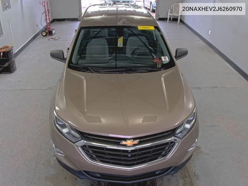 2018 Chevrolet Equinox Ls VIN: 2GNAXHEV2J6260970 Lot: 40637578