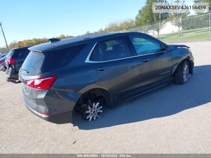 2018 Chevrolet Equinox Lt VIN: 2GNAXSEV4J6156459 Lot: 40639654