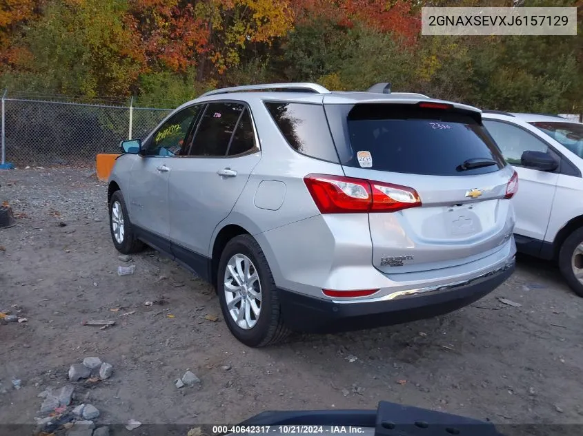 2018 Chevrolet Equinox Lt VIN: 2GNAXSEVXJ6157129 Lot: 40642317