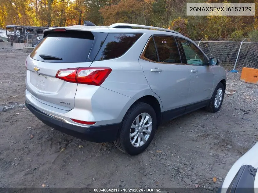 2018 Chevrolet Equinox Lt VIN: 2GNAXSEVXJ6157129 Lot: 40642317