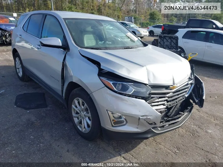 2018 Chevrolet Equinox Lt VIN: 2GNAXJEV4J6344473 Lot: 40644252