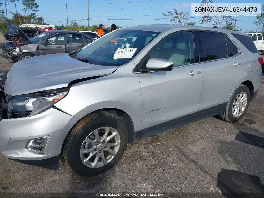 2018 Chevrolet Equinox Lt VIN: 2GNAXJEV4J6344473 Lot: 40644252