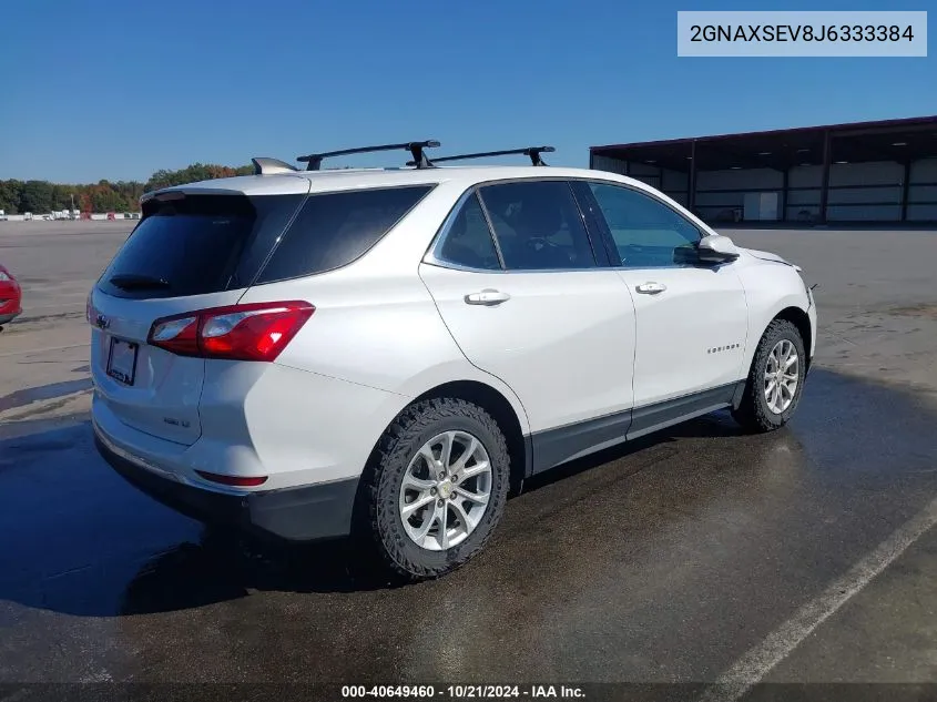 2018 Chevrolet Equinox Lt VIN: 2GNAXSEV8J6333384 Lot: 40649460