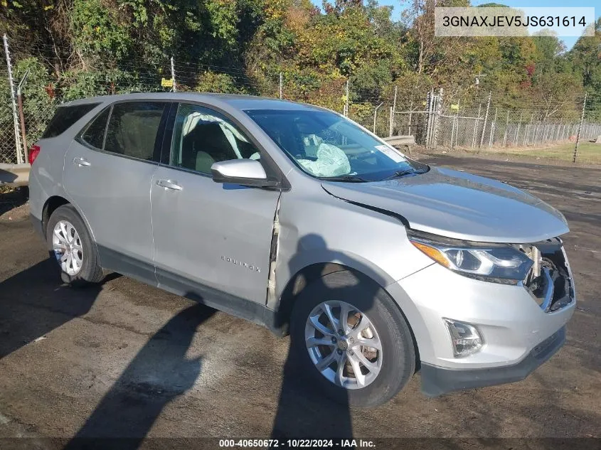 2018 Chevrolet Equinox Lt VIN: 3GNAXJEV5JS631614 Lot: 40650672