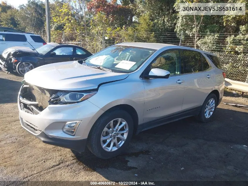 2018 Chevrolet Equinox Lt VIN: 3GNAXJEV5JS631614 Lot: 40650672