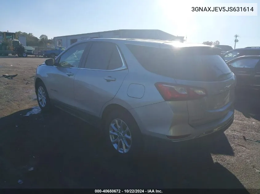 2018 Chevrolet Equinox Lt VIN: 3GNAXJEV5JS631614 Lot: 40650672