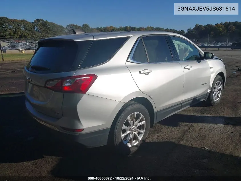 2018 Chevrolet Equinox Lt VIN: 3GNAXJEV5JS631614 Lot: 40650672