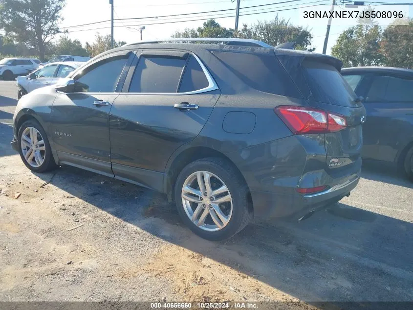 2018 Chevrolet Equinox Premier VIN: 3GNAXNEX7JS508096 Lot: 40656660