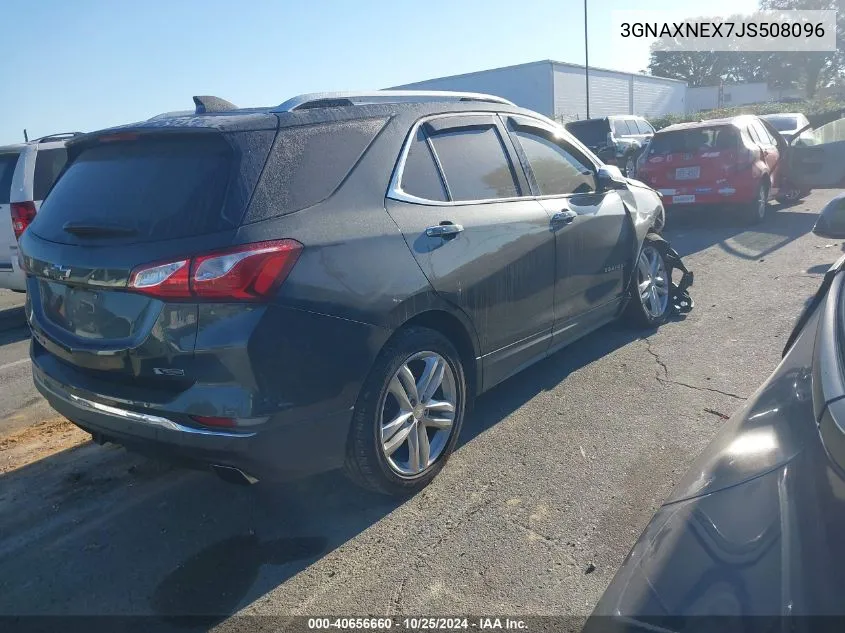 3GNAXNEX7JS508096 2018 Chevrolet Equinox Premier