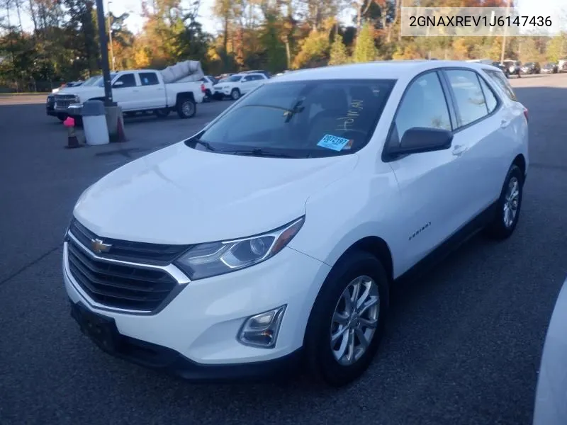 2018 Chevrolet Equinox Ls VIN: 2GNAXREV1J6147436 Lot: 40658948