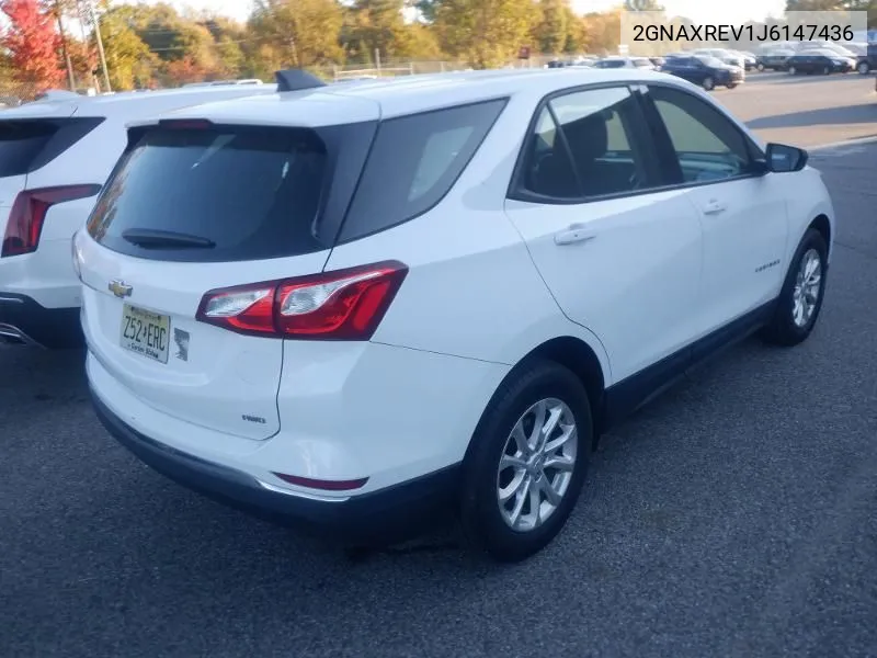 2018 Chevrolet Equinox Ls VIN: 2GNAXREV1J6147436 Lot: 40658948