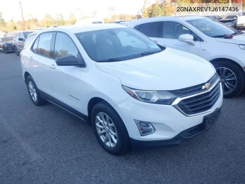 2018 Chevrolet Equinox Ls VIN: 2GNAXREV1J6147436 Lot: 40658948