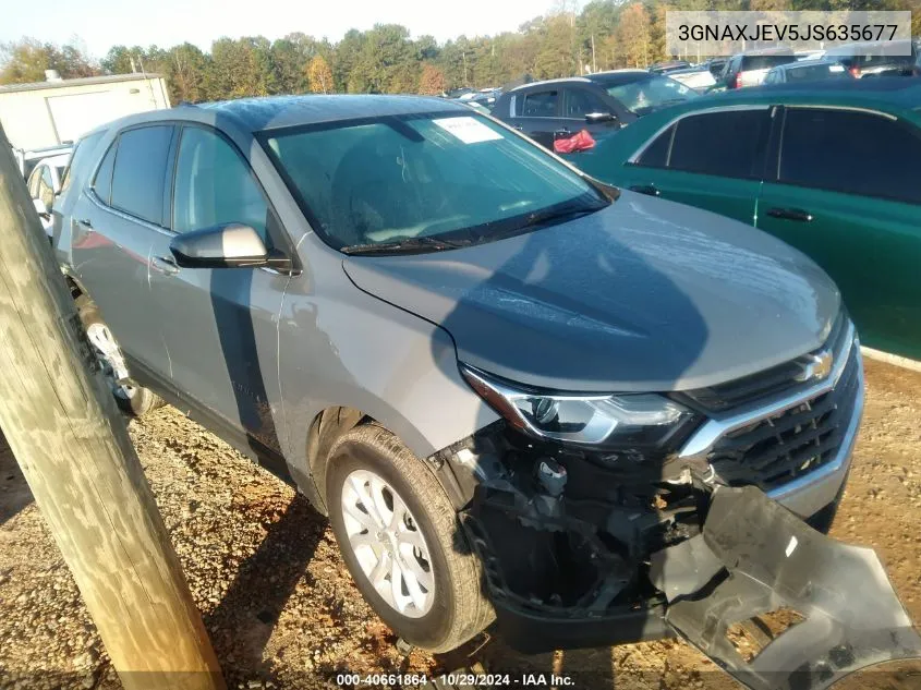 2018 Chevrolet Equinox Lt VIN: 3GNAXJEV5JS635677 Lot: 40661864