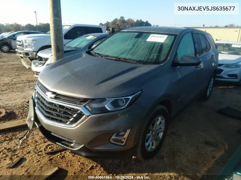 2018 Chevrolet Equinox Lt VIN: 3GNAXJEV5JS635677 Lot: 40661864