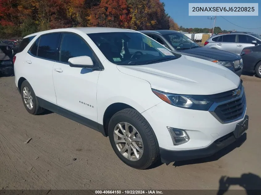 2018 Chevrolet Equinox Lt VIN: 2GNAXSEV6J6220825 Lot: 40664150