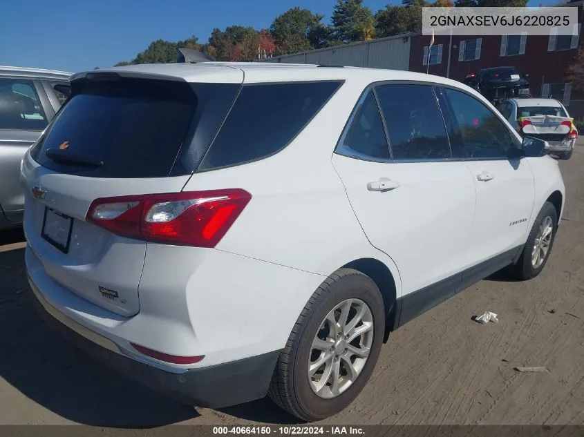 2018 Chevrolet Equinox Lt VIN: 2GNAXSEV6J6220825 Lot: 40664150