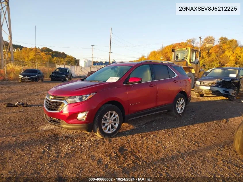 2018 Chevrolet Equinox Lt VIN: 2GNAXSEV8J6212225 Lot: 40666002