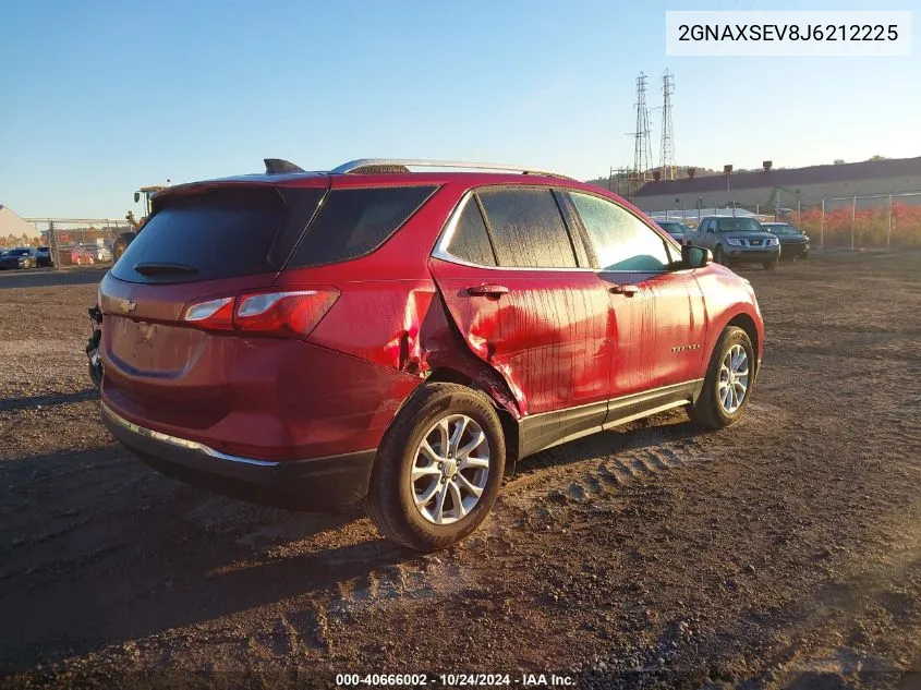 2018 Chevrolet Equinox Lt VIN: 2GNAXSEV8J6212225 Lot: 40666002