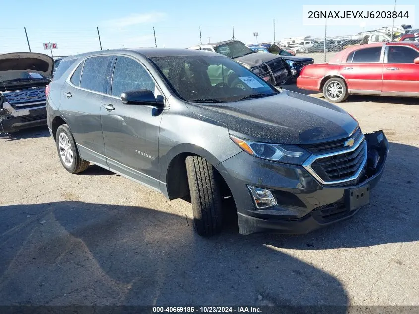 2018 Chevrolet Equinox Lt VIN: 2GNAXJEVXJ6203844 Lot: 40669185