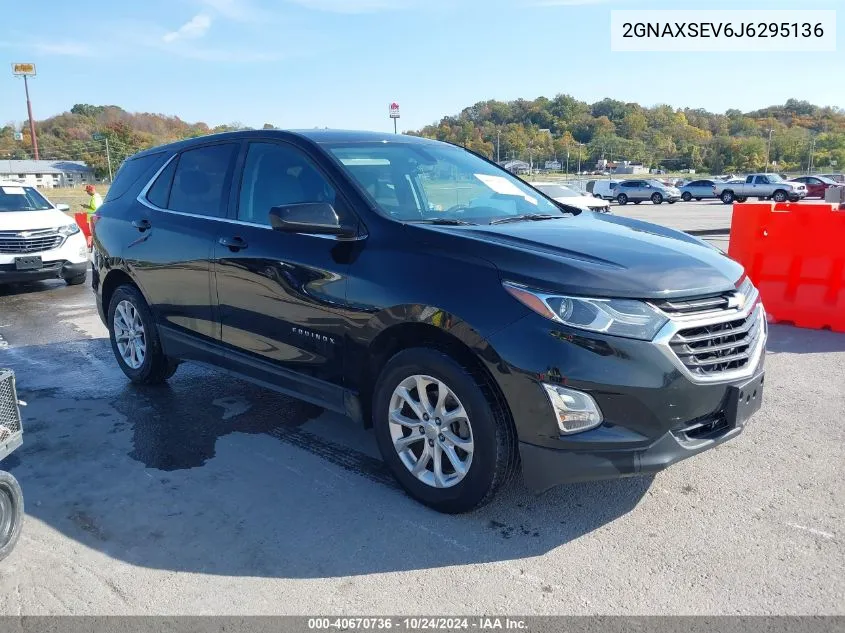 2GNAXSEV6J6295136 2018 Chevrolet Equinox Lt