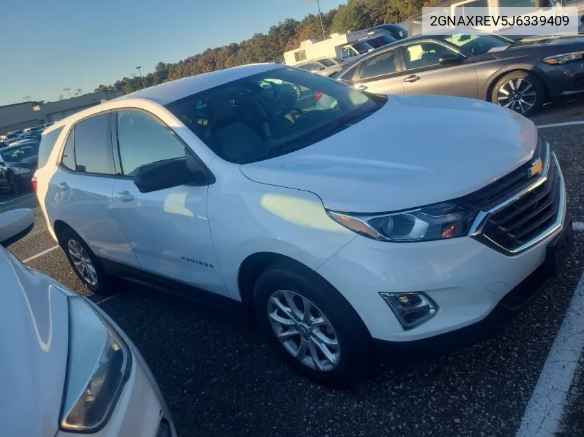 2018 Chevrolet Equinox Ls VIN: 2GNAXREV5J6339409 Lot: 40673506