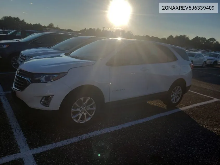 2018 Chevrolet Equinox Ls VIN: 2GNAXREV5J6339409 Lot: 40673506