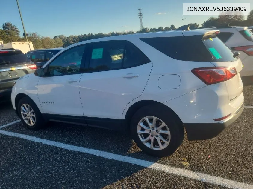 2018 Chevrolet Equinox Ls VIN: 2GNAXREV5J6339409 Lot: 40673506