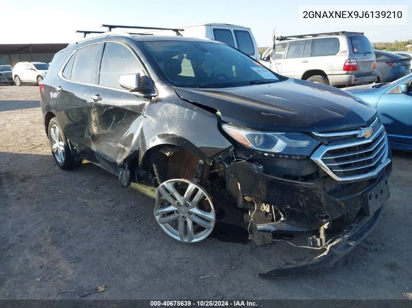 2GNAXNEX9J6139210 2018 Chevrolet Equinox Premier