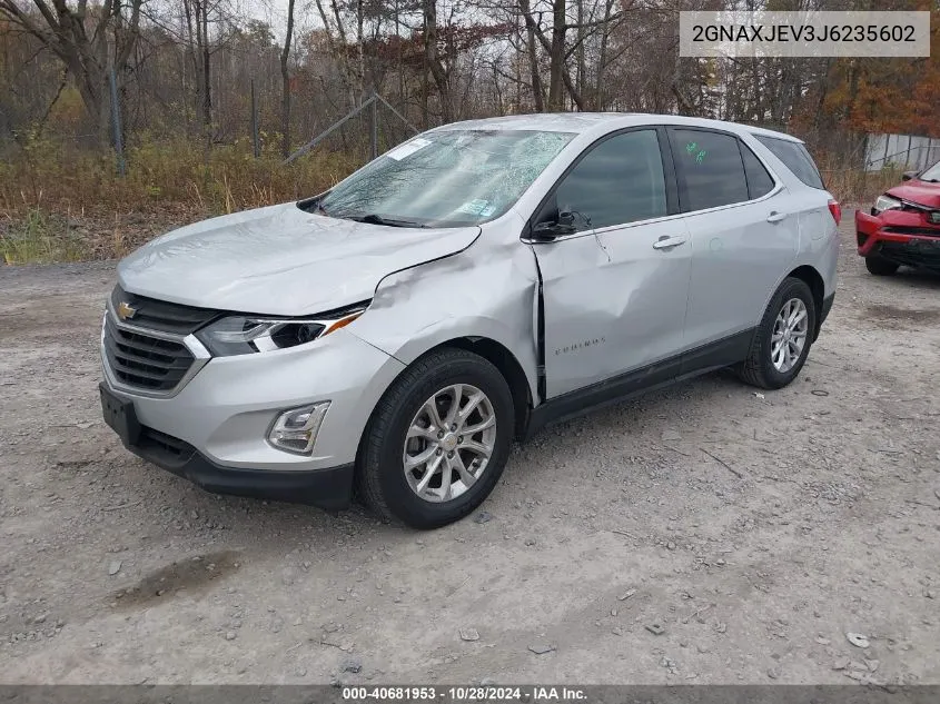 2018 Chevrolet Equinox Lt VIN: 2GNAXJEV3J6235602 Lot: 40681953