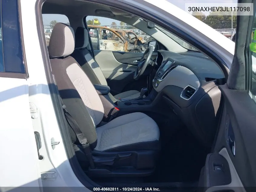 3GNAXHEV3JL117098 2018 Chevrolet Equinox Ls