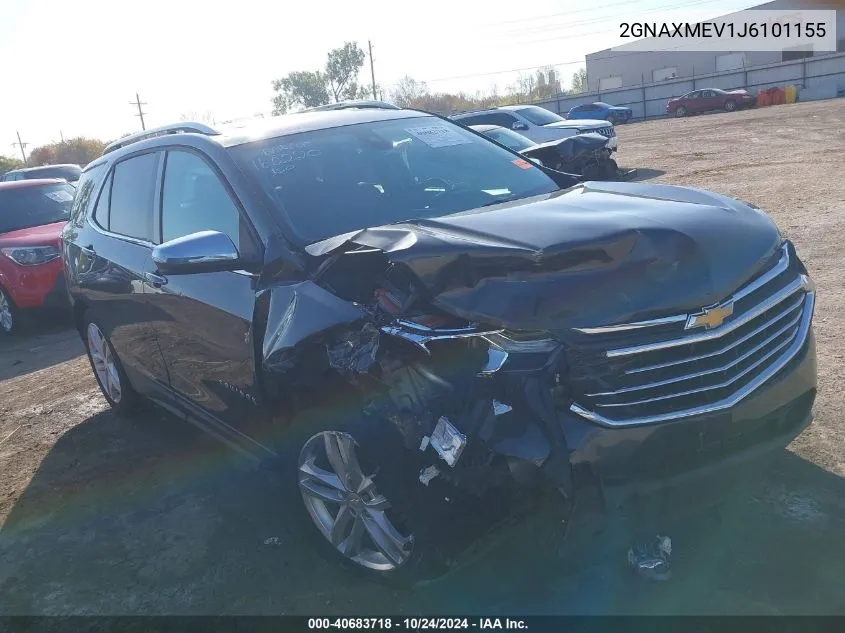 2GNAXMEV1J6101155 2018 Chevrolet Equinox Premier