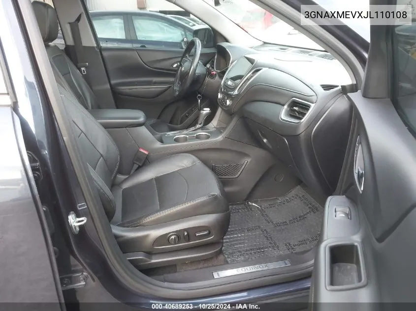 3GNAXMEVXJL110108 2018 Chevrolet Equinox Premier